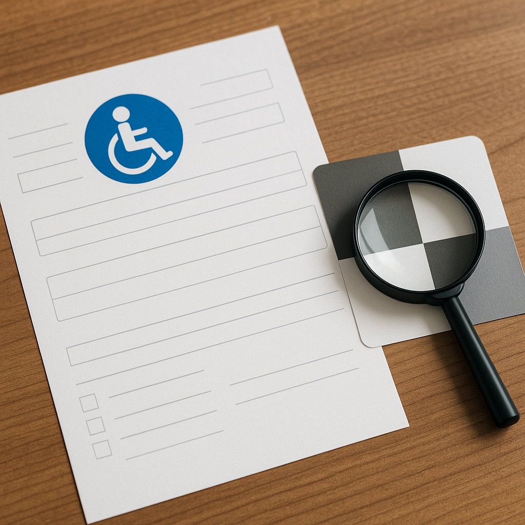 Toegankelijkheid zonder omweg: 15-minuten check voor formulieren en contrast